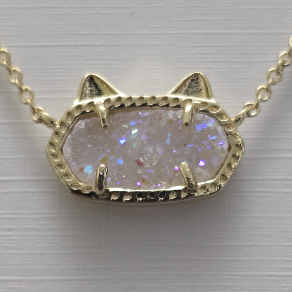 Kendra Scott Elisa Cat Pendant Necklace - Picture 2 of 3